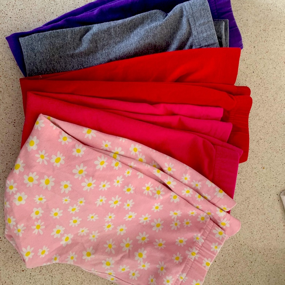 Hanna Andersson Leggings size 90 (3) Lot of 5